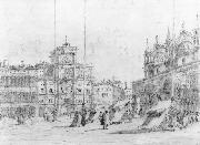 GUARDI, Francesco The Torre del Orologio sdg painting